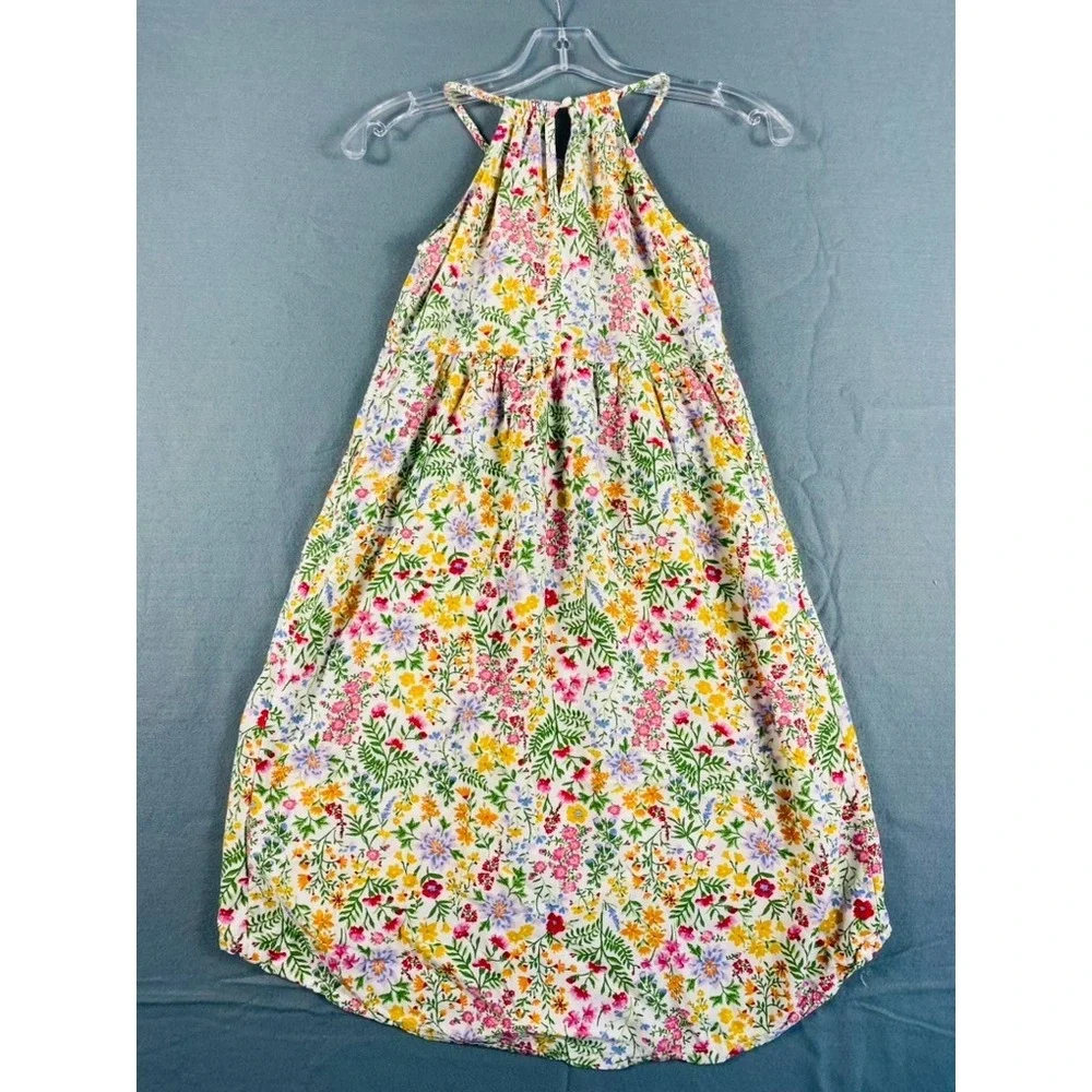 Old Navy Sun Dress Little Girl Sz 8Y Floral Summer Spring Lightweight Rayon